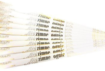 ZESTAW 50 szt - PIĘKNIE ZDOBIONE WESELNE ZIMNE OGNIE 70 cm