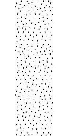 Papier do pakowania, Biały, Kropelki - 68,5 x 100 cm