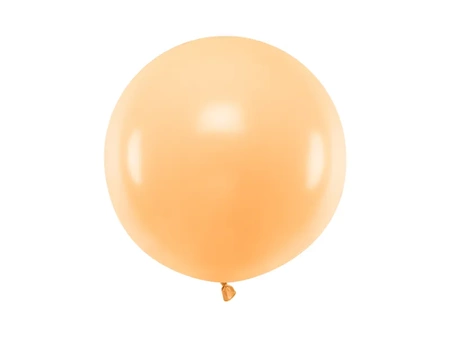 Balon lateksowy 60cm, Okrągły, Brzoskwiniowy