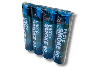 Świece dymne Photo Smoke, Niebieski, 4 szt., Srpyro