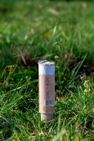 Świeca dymna z rączką - niebieska - It's a boy" - 1 sztuka