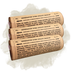 ZESTAW 3 x Granat dymny dwustronny - BIAŁY - 60 sekund - MAXSEM