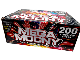 WYRZUTNIA MEGA MOCNY, 200 strzałów, 25-30 mm, CB105, Jorge