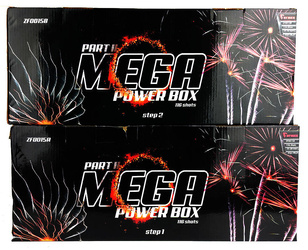 Bateria MEGA POWER BOX PART 2, 232 strzały, 25mm - Surex