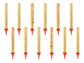 FONTANNY TORTOWE 12cm, 12 sztuk - PartyDeco