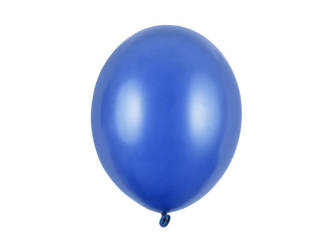  Balony lateksowe 30cm, niebieski metalizowany, 25 szt.