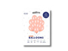 Balony lateksowe 30cm, różowe złoto metalizowany, 10 szt.