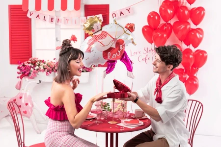 Baner papierowy, Valentines Day - 150 x 13cm 