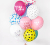  Balony lateksowy 30cm, chabrowy, 100 szt.