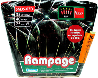 BATERIA RAMPAGE - 35 strzałów EFEKTOWNA