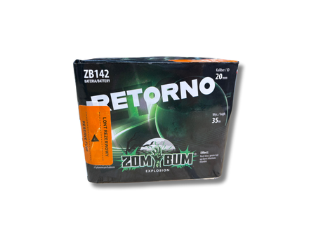 WYRZUTNIA HUKOWA RETORNO, 30 strzałów, 20 mm, ZB142, ZomBum