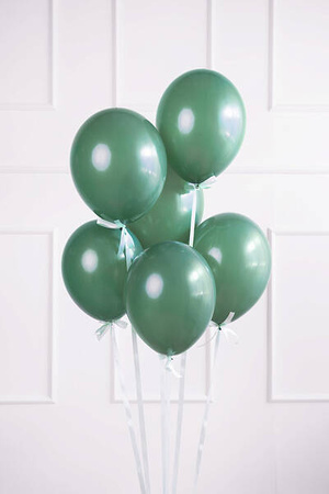 Balony lateksowe 30 cm Pastel Bottle Green (BUTELKOWA ZIELEŃ) 100 szt.