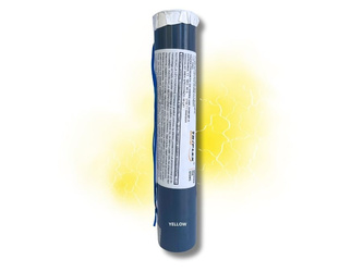 MINA DYMNA Z ZAPALNIKIEM - CRACKLING - ŻÓŁTA - 40mm