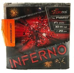 BATERIA INFERNO - 25 strzałów 20mm PIROMAX