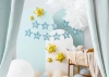 Baner papierowy, Baby shower, Jasnoniebieski - 290 x 16.5cm