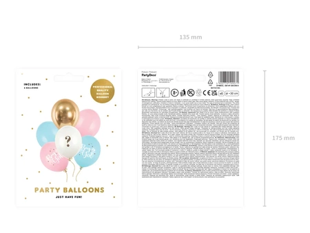 Balony 30cm, Boy or Girl, mix