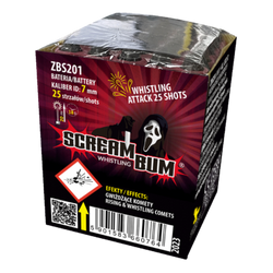 PISZCZKI WHISTLING ATTACK, SCREAM BUM, 25 strzałów, ZBS201, ZomBum