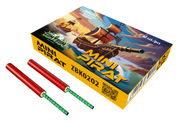 PETARDY HUKOWE MINI PIRAT, 40 szt., ZBK0202, ZomBum