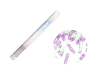 Tuba Konfetti, Opalizujące Prostokąty - 60 cm