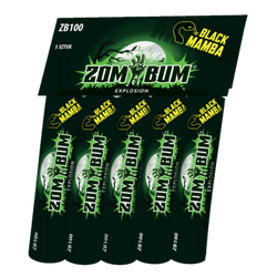 PETARDY HUKOWE BLACK MAMBA 5G, 5 szt., ZB100, ZomBum