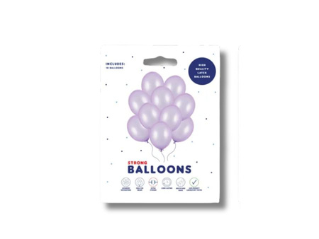  Balony Strong - Metallic Wisteria - 10 szt.