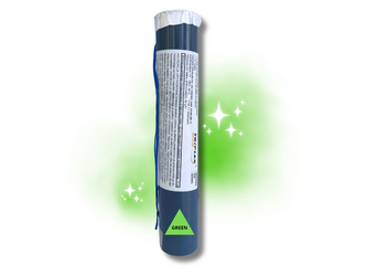 MINA DYMNA Z ZAPALNIKIEM - BLINK - JASNOZIELONA - 40mm