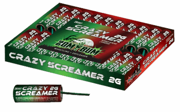 PETARDY BŁYSKOWE Z PISKIEM CRAZY SCREAMER 2G, 20 szt., ZB307, ZomBum