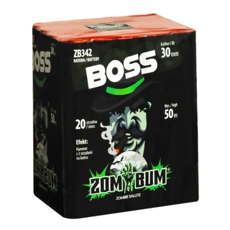 WYRZUTNIA HUKOWA BOSS, 20 strzałów, 30mm, ZB342, ZomBum
