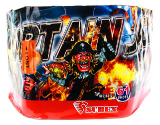 Bateria CAPTAIN JACK, 61 strzałów, 30mm - Surex