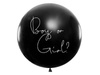 Balon lateksowy, Okrągły, Gender Reveal, Chłopiec - 1 metr
