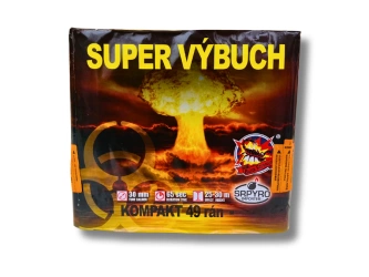 Bateria SUPER ATOM / SUPER WYBUCH, 49 strzałów, 30 mm - SRPYRO