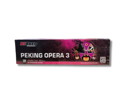 WYRZUTNIA PEKING OPERA 3, 243 STRZAŁY, 20/25/35 mm, HF-129-2223A-HF-114-2224, RIAKEO