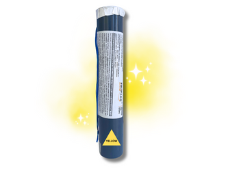 MINA DYMNA Z ZAPALNIKIEM - BLINK - ŻÓŁTA - 40mm