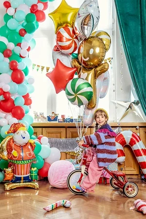 Balon foliowy - Cukierek - 40 x 16,5cm - 5 sztuk