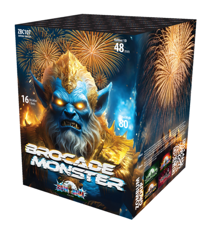 WYRZUTNIA BROCADE MONSTER, 16 strzałów, 50 mm, ZBC107, ZomBum