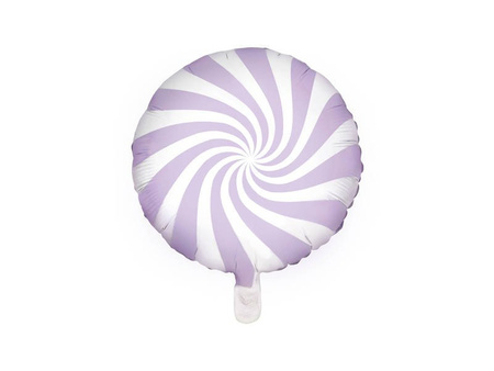 Balon foliowy - Cukierek - Jasny liliowy - 35 cm