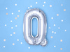 Balon foliowy - Litera "Q" - Srebrna - 35 cm