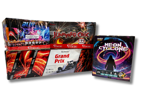 ZESTAW SYLWESTROWY, 4 WYRZUTNIE