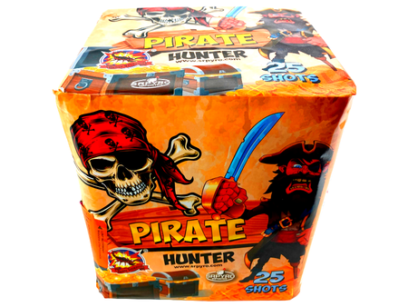 Bateria PIRATE HUNTER, 25 strzałów, 30 mm - SRPYRO