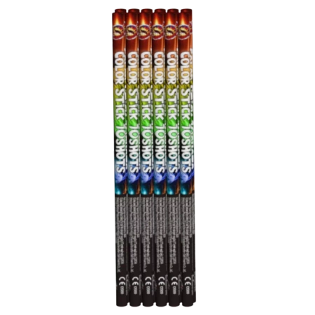 Rzymskie ognie COLOR STICKS, 10 strzałów, 12 sztuk, CLE6020-10-CA, SRPYRO