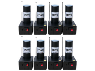 Zestaw SYSTEM do odpalania plus 8x FONTANNA ISKIER SREBRNA 30 sec, 2m, XT1038, Triplex