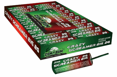 PETARDY BŁYSKOWE Z PISKIEM CRAZY SCREAMER BIG 2G, 20 szt., ZB308, ZomBum
