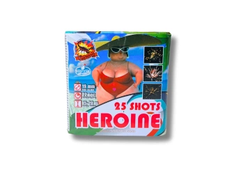 Bateria HEROINE, 25 strzałów, 19 mm - SRPYRO