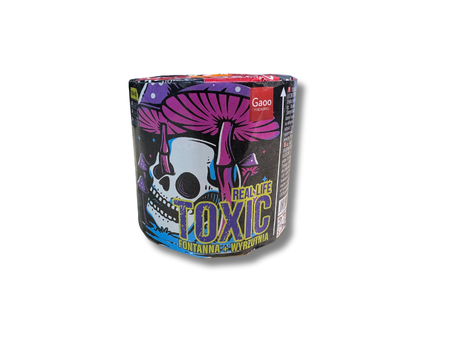 Bateria + fontanna TOXIC, 10 strzałów, 20 mm, FX10-02I, Gaoo