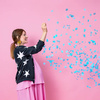 Balon lateksowy, Okrągły, Gender Reveal, Chłopiec - 1 metr