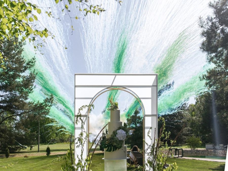 Zestaw 8x MINA DYMNA Z ZAPALNIKIEM plus SYSTEM do odpalania - MIX kolorów - 40mm