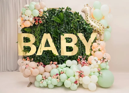  Balon lateksowy 30cm, pistacjowy, 1 szt.