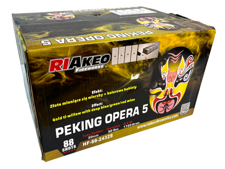 WYRZUTNIA PEKING OPERA 5, 88 strzałów, 30 mm, HF-88-2432S, Riakeo