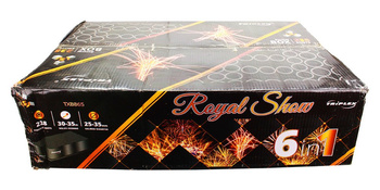 ZESTAW WYRZUTNI ZŁOŻONYCH - ROYAL SHOW - 238 strzałów - 20-30 mm - TXB865 - Triplex