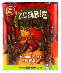 Bateria ZOMBIE PARTY, 25 strzałów, 36mm - SRPYRO